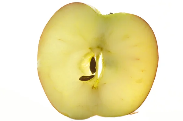 Plátek jablka. — Stock fotografie
