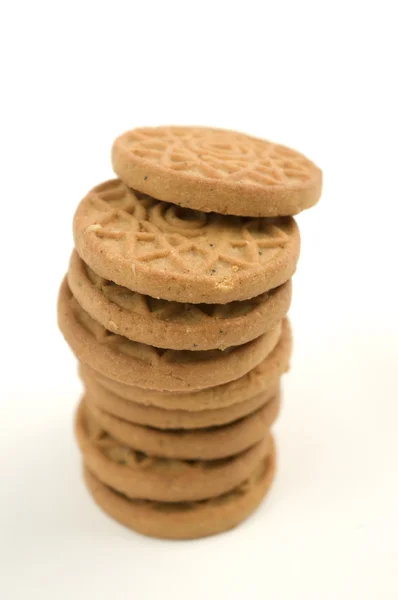 Stack av cookies. — Stockfoto