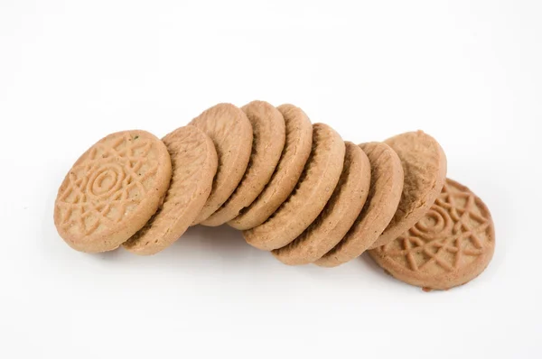 Cookies in line. — Stock Photo, Image