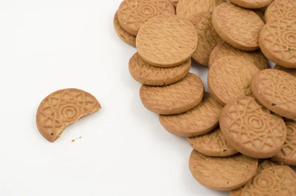 Bitten cookie. — Stock Photo, Image