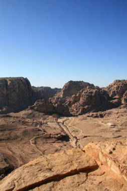 Petra view point clipart