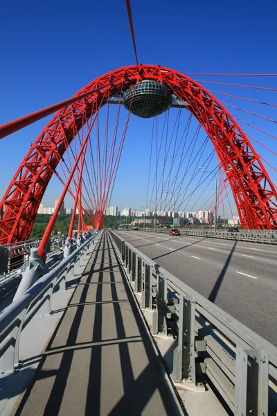 stock image Picturesque bridge, Moscow, Russia