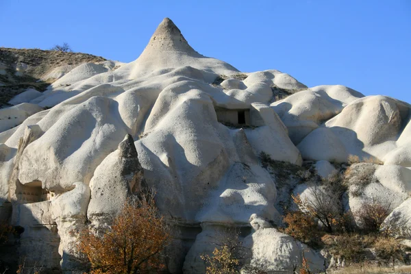 Tuff grotten, goreme, cappadokia, Turkije — Stockfoto