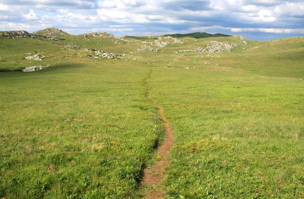 Hill path — Stock Photo, Image