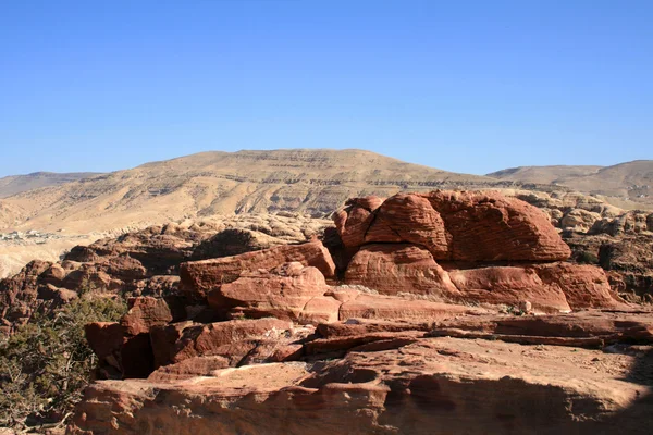Rochers rouges Petra — Photo