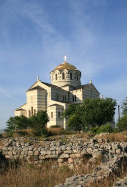 Crimea, Chersonese church clipart