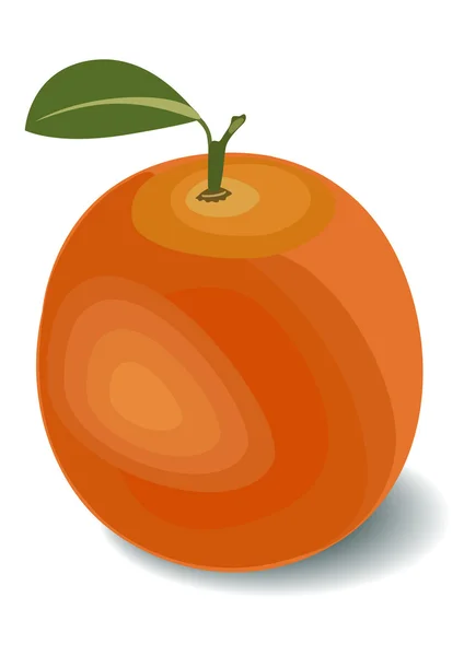 Orangefarbene Abbildung — Stockvektor