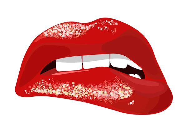 Lèvres sexy — Image vectorielle