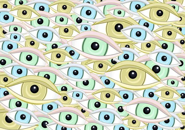 Fond des yeux — Image vectorielle