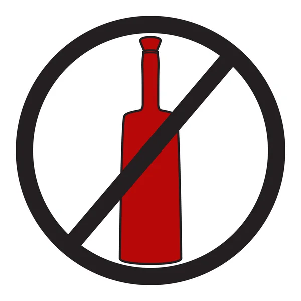 Δεν ποτό σύμβολο — Διανυσματικό Αρχείο