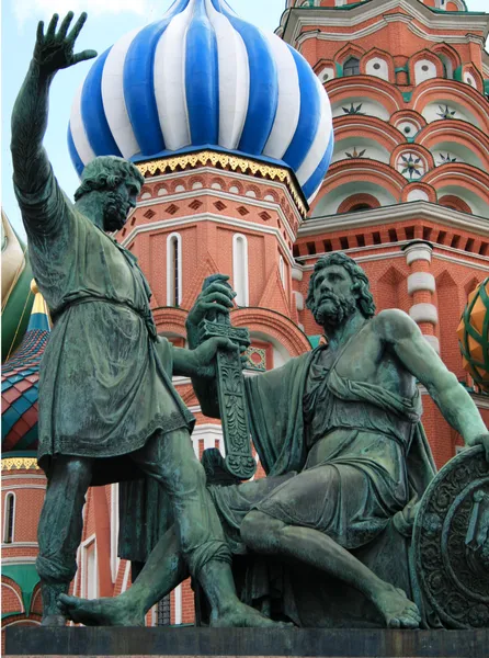 Denkmal am Roten Platz — Stockfoto