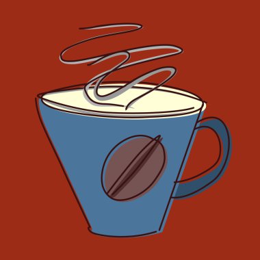 kahve fincanı çizimi