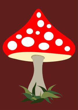 Fly agaric clipart