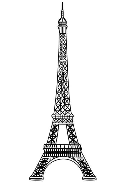 Eiffelturm — Stockvektor