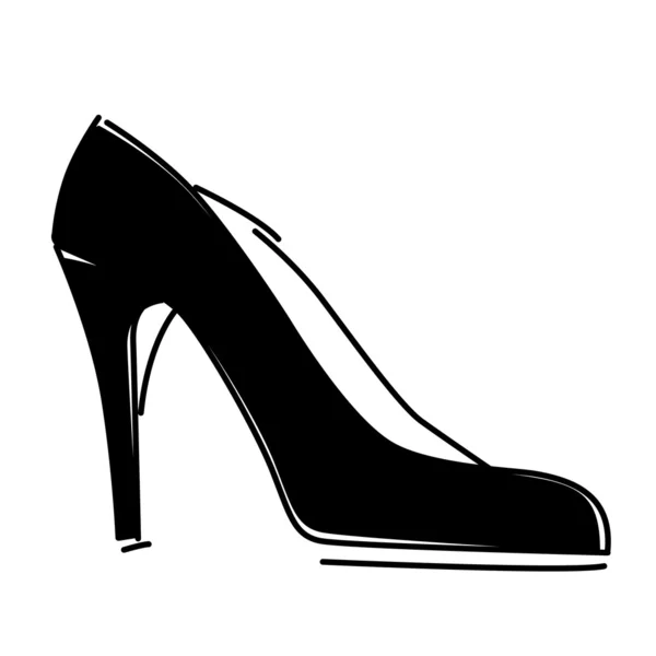 Mode Illustration von Schuhen — Stockvektor