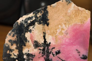 Samples of minerals. Rhodonite clipart