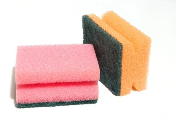 Duas esponjas de espuma — Fotografia de Stock