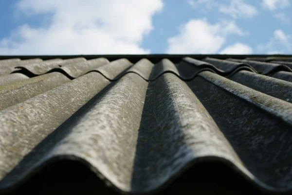 stock image The old slate roof