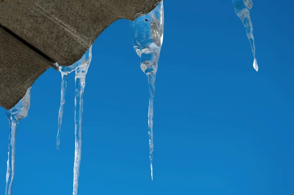 stock image Icicles on the roof