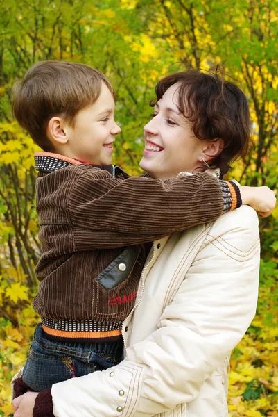 Portrait of a woman with a child — Stock Photo, Image