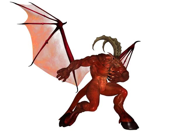 3D renderowane demona — Zdjęcie stockowe