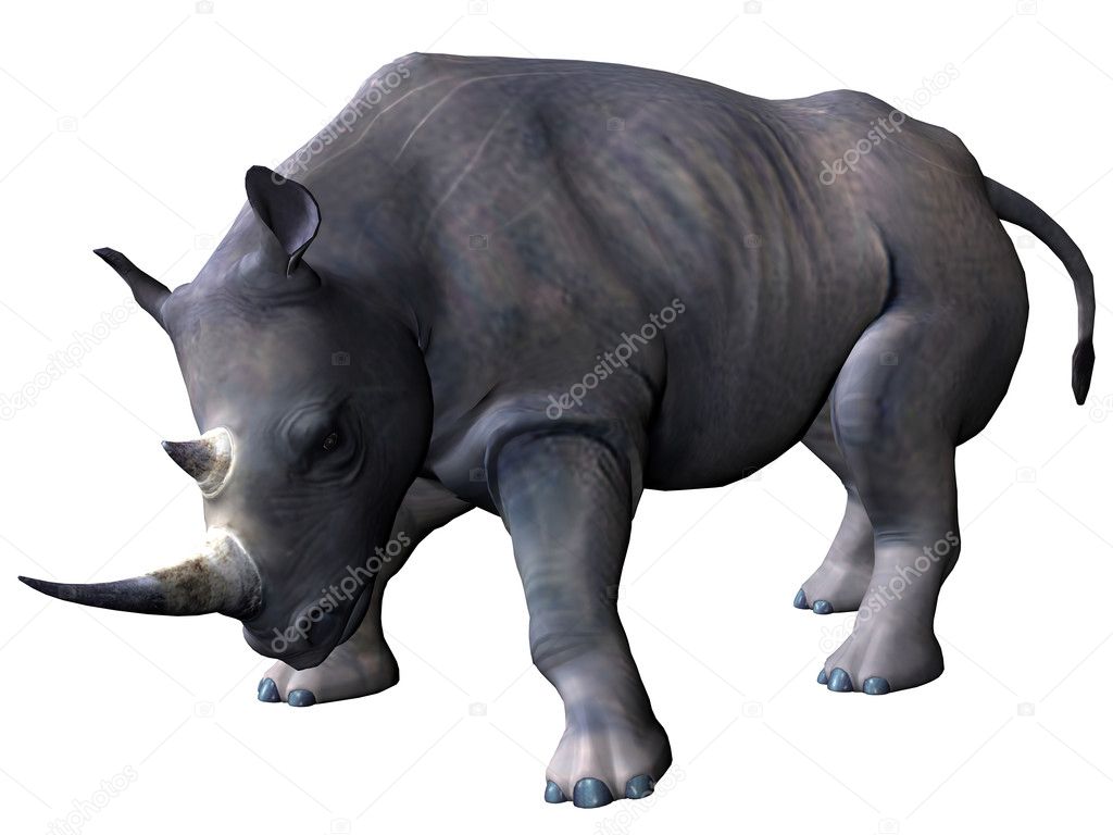 charging rhino wallpaper
