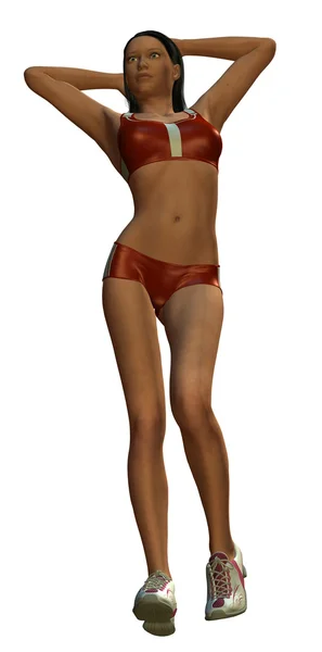 Woman in swim suit — Stock Photo, Image