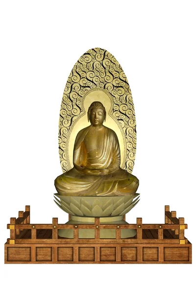 Pomnik budha — Zdjęcie stockowe