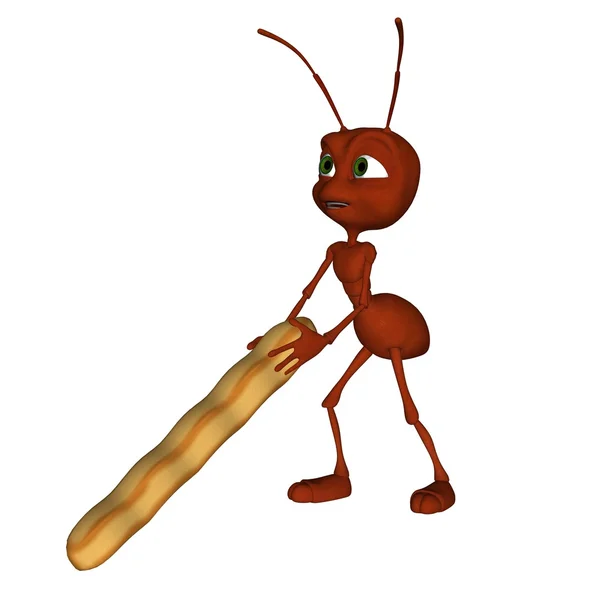 3D-gerenderde ant — Stockfoto