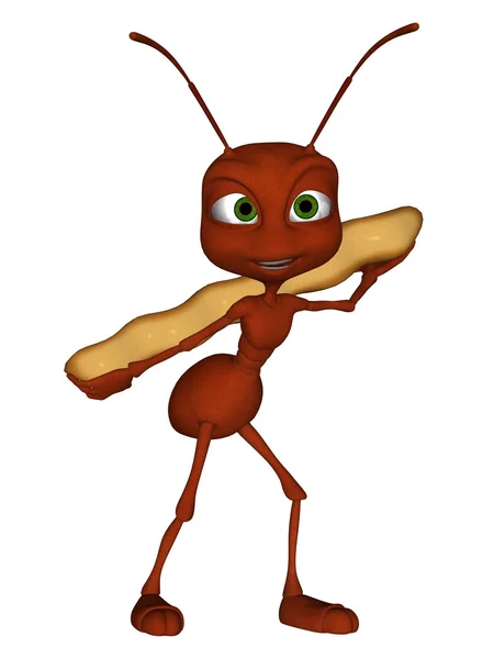 3D renderowane mrówka — Zdjęcie stockowe