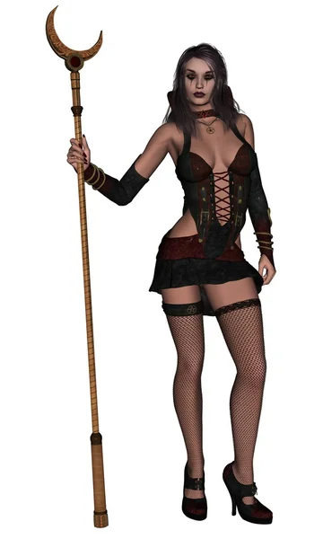Sexy wampire lady — Stockfoto
