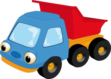 The children's toy car clipart