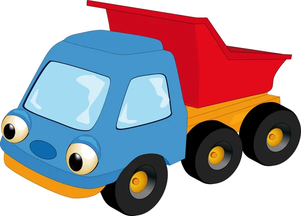 El coche de juguete de los niños — Vector de stock