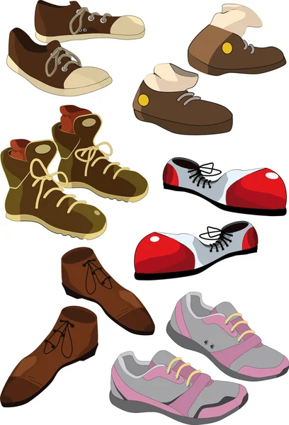 Conjunto de botas — Archivo Imágenes Vectoriales