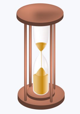 Hourglass hours clipart