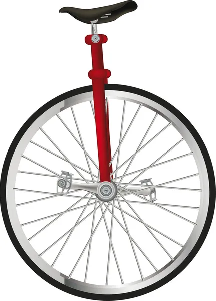 Eski sirk uni Bisiklete binme — Stok Vektör