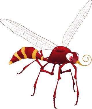 Terrible mosquito from clipart