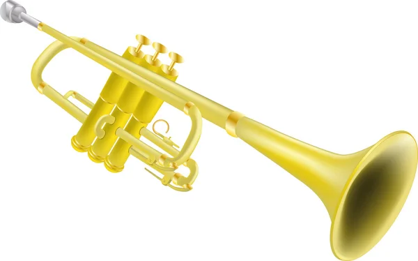 Trompete — Vetor de Stock