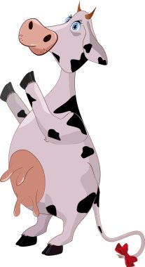 Kind cow from mum's clipart