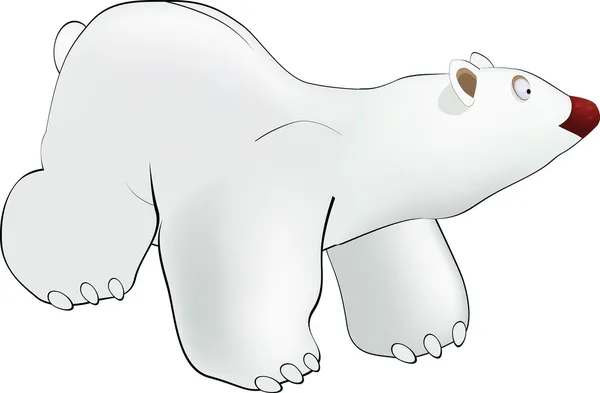 Белый медведь — стоковый вектор