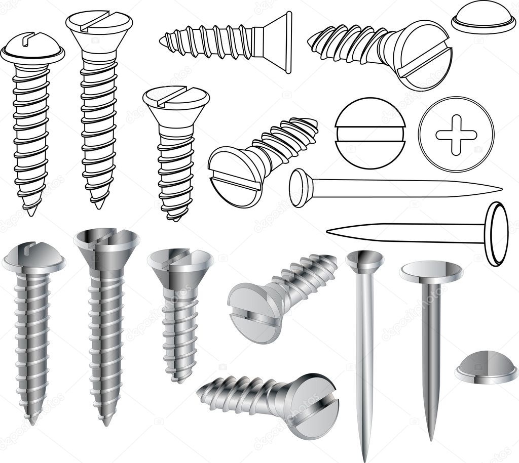 Screws and nails