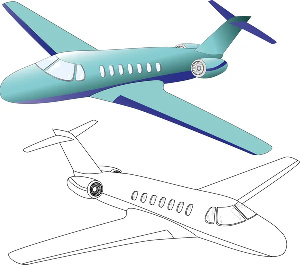Letecké transporty — Stockový vektor