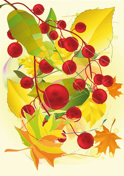 Осенний этюд — стоковый вектор