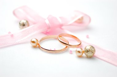 Wedding rings clipart