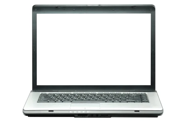 Laptop on the white — Stock Photo, Image