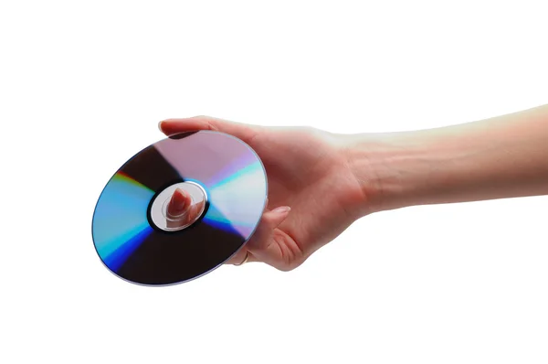 stock image Hand holding cd