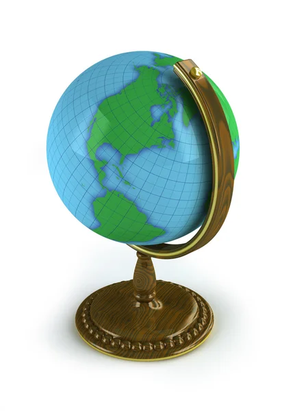 Globe, Amerikaanse zijde — Stockfoto