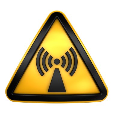 Attention radiation clipart