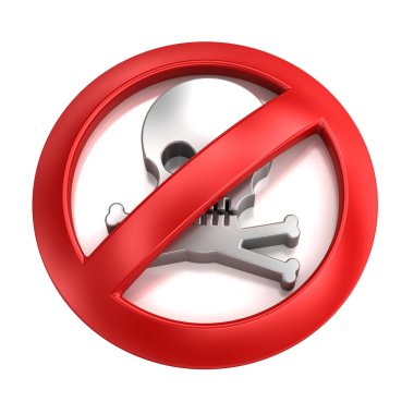 No piracy symbol clipart