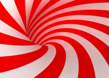 Red and white lines clipart